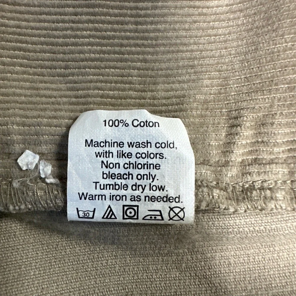 J. Crew The Sutton Mens Corduroy Pants Tan Straight Fit Casual Sz 33x30 5-Pocket